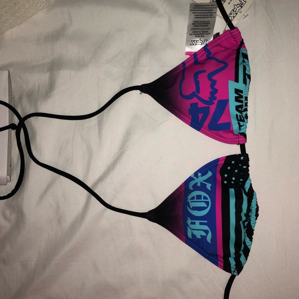 Brand new Fox bikini top